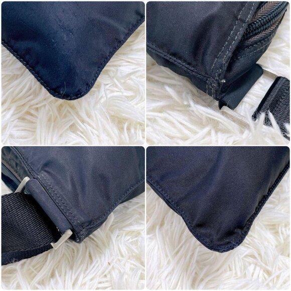 PRADA Nylon Bag Shoulder Sacoche with Guarantee and Triangle LOGO - Picture 6 of 10